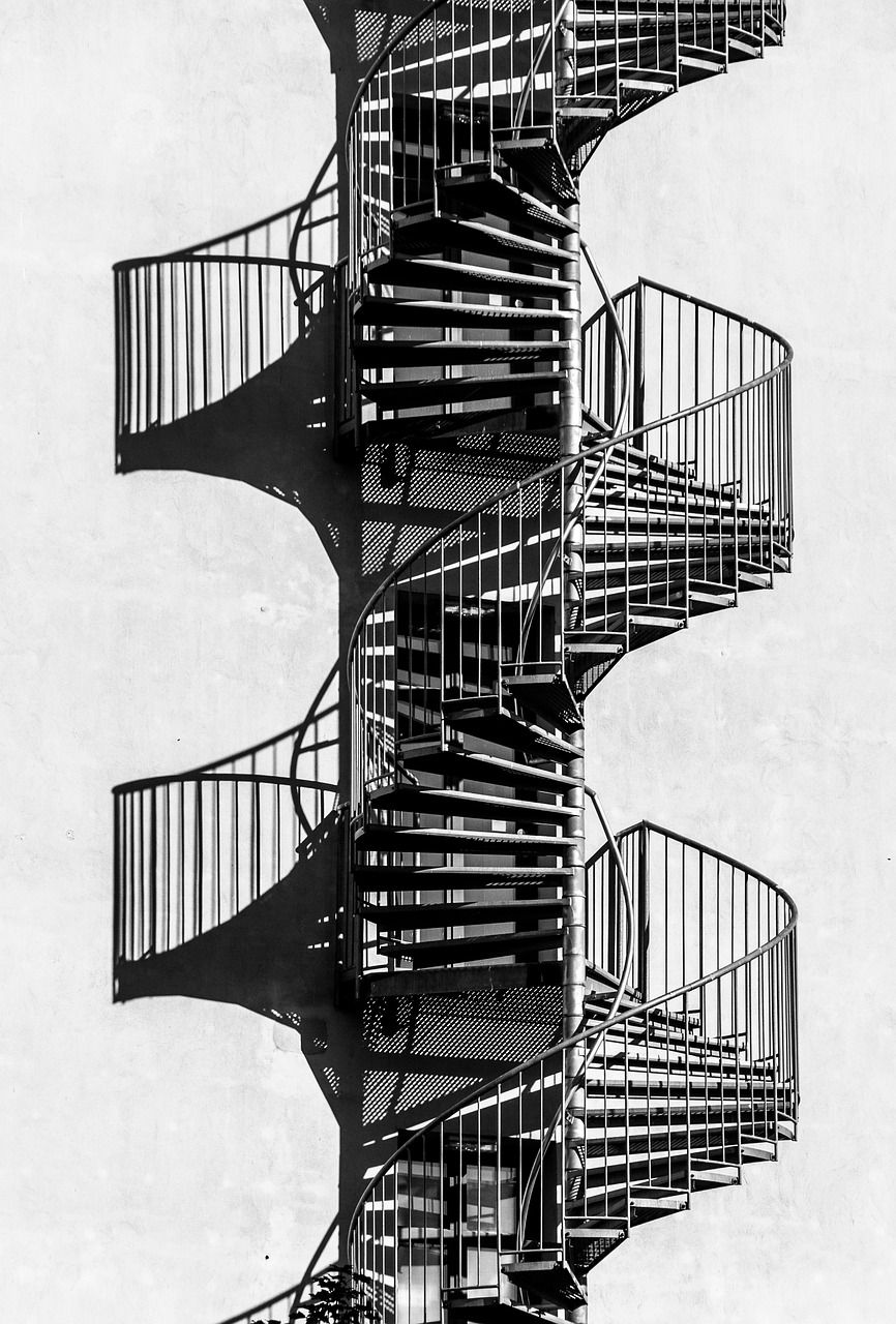 Spiraltrapp: Enkelhet og eleganse